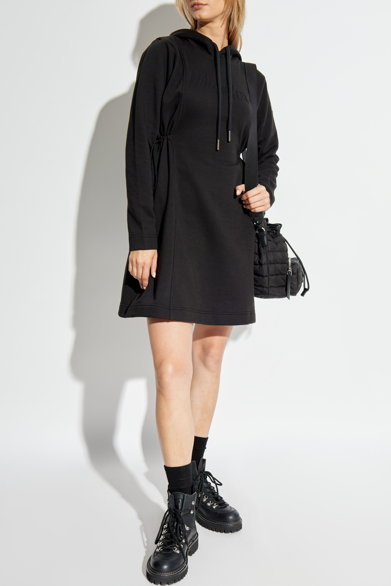 Black Sweatshirt dress with logo Moncler - Vitkac Canada